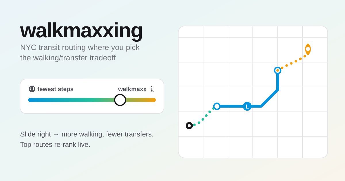 walkmaxxing